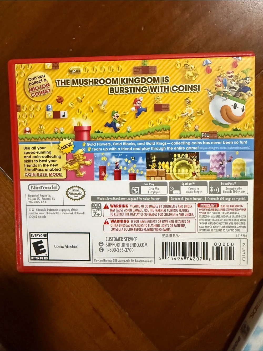 Nintendo New Super Mario Bros. 2 (Yellow, Red, Green) - Nintendo 3DS